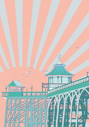 Clevedon Print, Pier