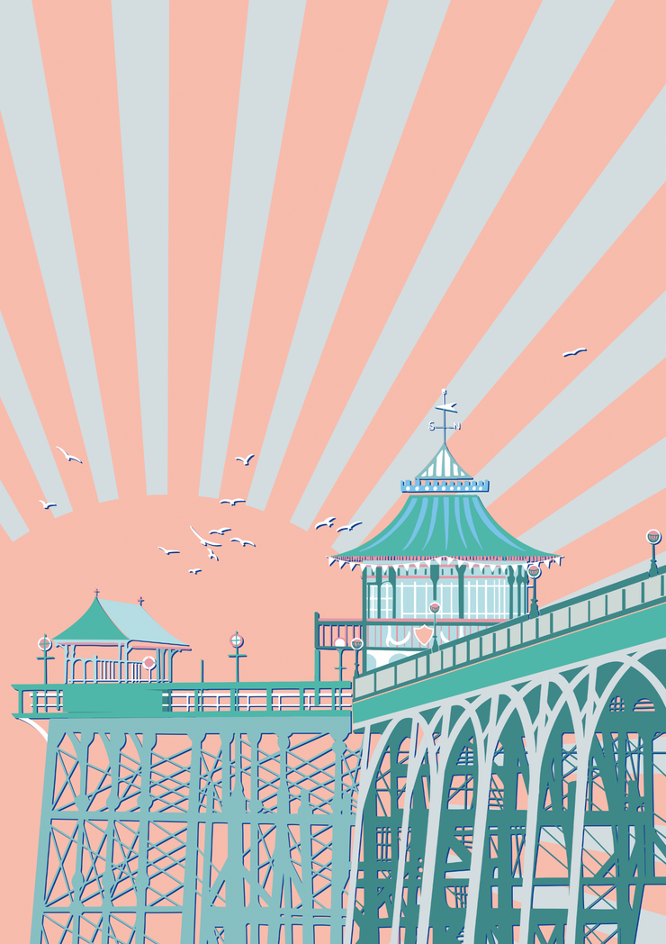 Clevedon Print, Pier