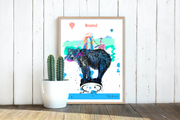Bristol Print, Bears Rugby Poster