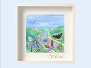 Bristol Print, Butterflies over the Avon Gorge