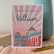 Personalised Clevedon Pier Card