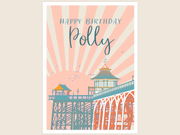 Personalised Clevedon Pier Card