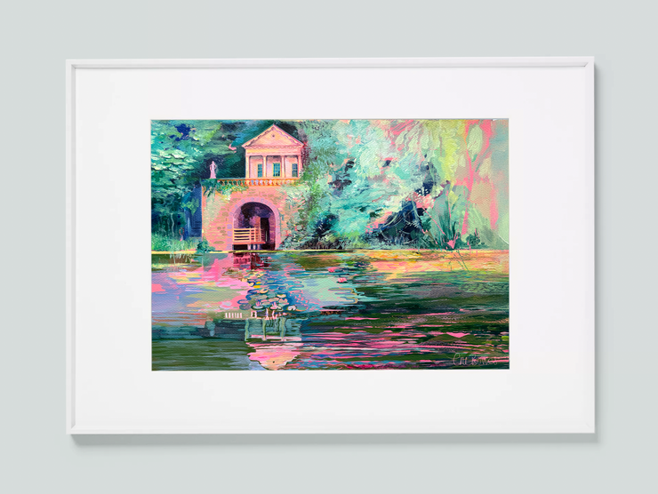 NEW! Frome Print, Orchardleigh Boathouse