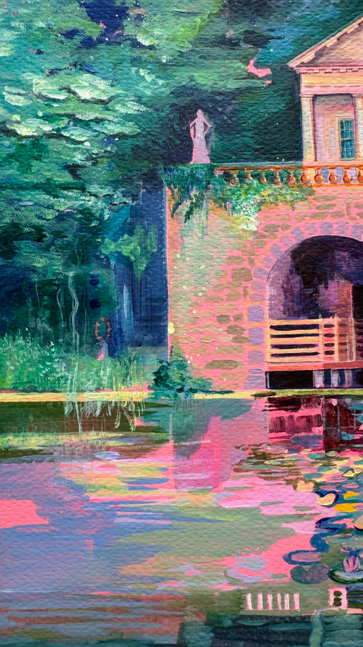 NEW! Frome Print, Orchardleigh Boathouse