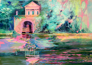 NEW! Frome Print, Orchardleigh Boathouse