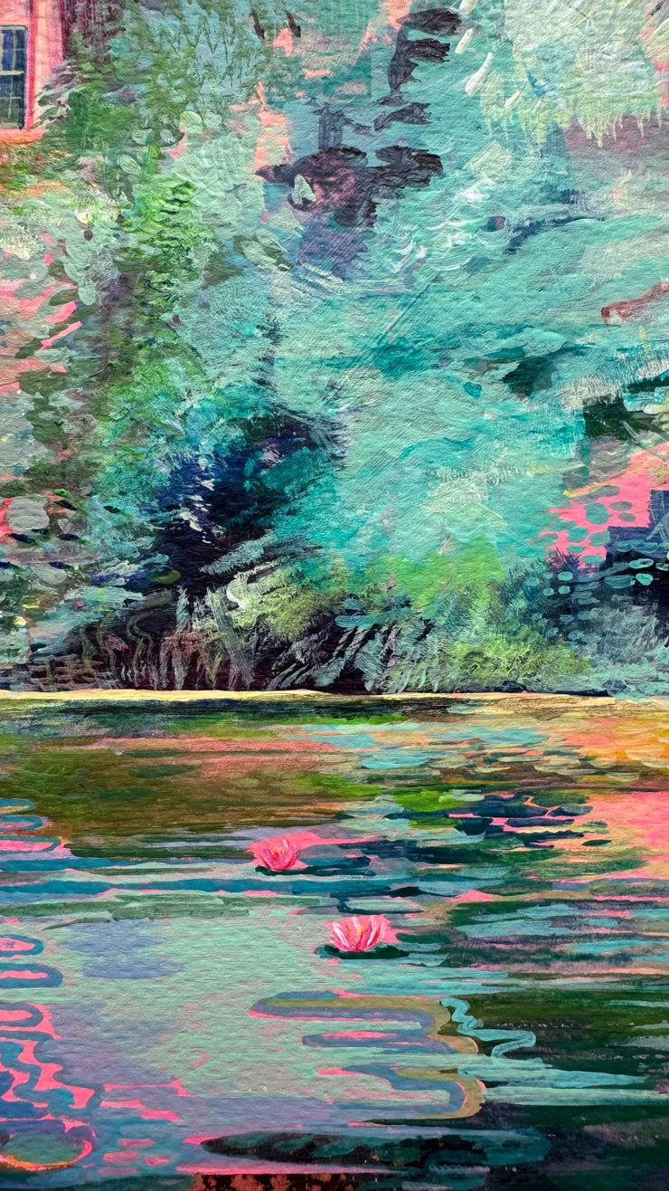 NEW! Frome Print, Orchardleigh Boathouse