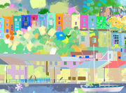 Bristol Harbourside & Coloured Houses of Hotwells