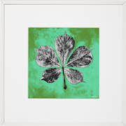 pop art leaves - The Fine Artist - Tracey Bowes
