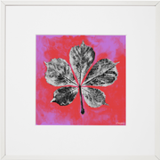 pop art leaves - The Fine Artist - Tracey Bowes