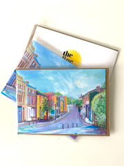 Summer, Hill Road, Clevedon, Greeting Card