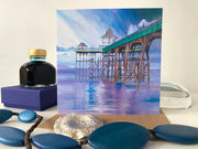 Majestic Pier, Clevedon, Greeting Card