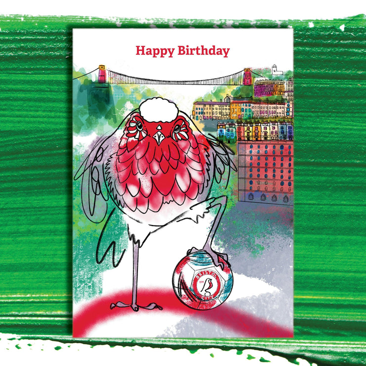 Bristol Robin, Greeting Card - The Fine Artist ® - Tracey Bowes