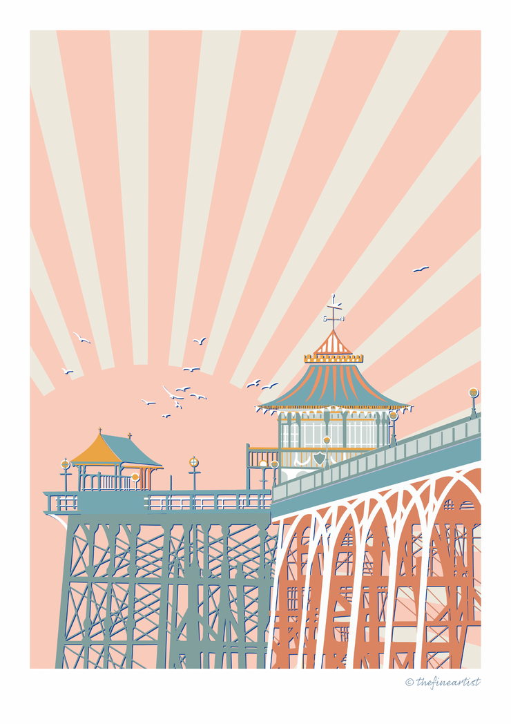 Clevedon Pier Print