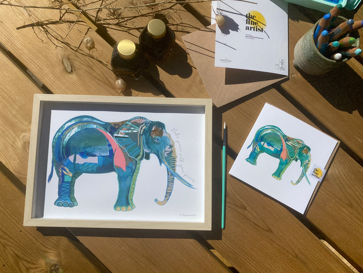 Elephantus, Greeting Card