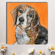 Beagle, Greeting Card - The Fine Artist ® - Tracey Bowes