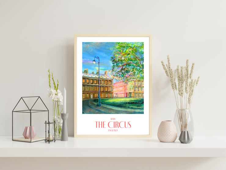 The Circus, Bath Travel Poster